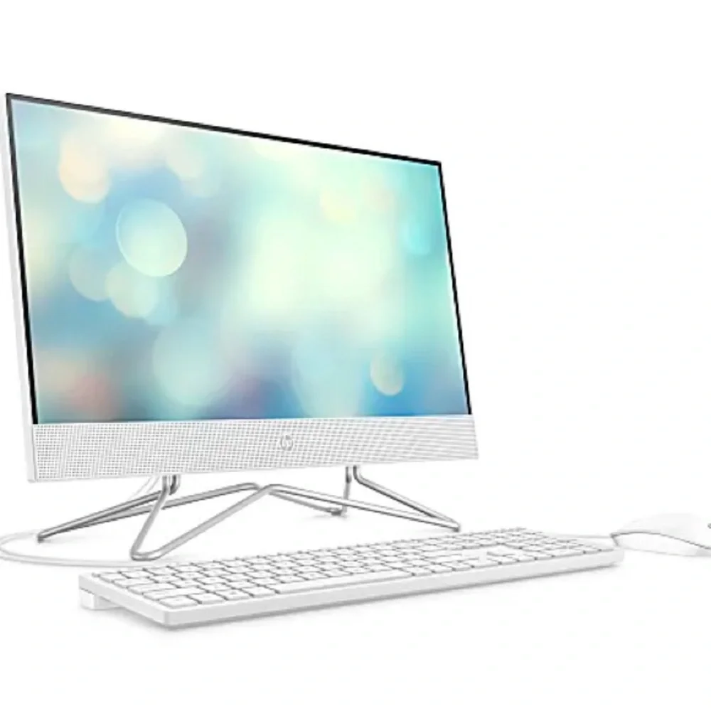 Silver & White USED Hp All-in-One Desktop!